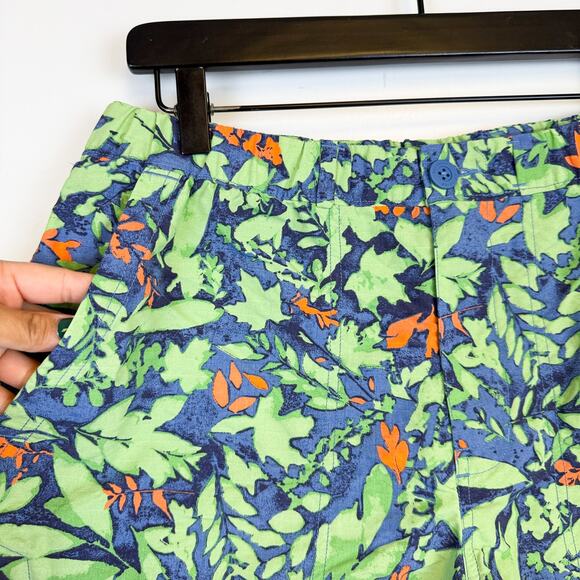 REI Co-Op Sahara Amphib Hiking Shorts High Rise Green Blue Womens - M - Picture 2 of 8